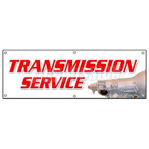 TRANSMISSION SERVICE BANNER SIGN tranny repair auto car service mechanic